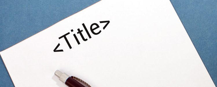 how important is writing a research title
