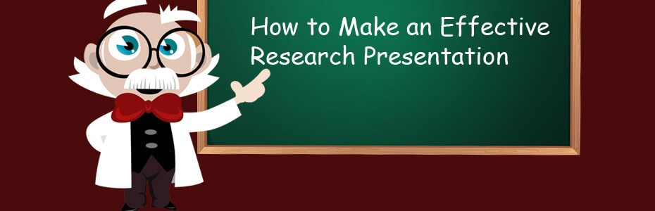 how to write a research presentation