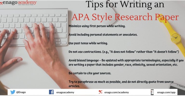 how to write an apa research paper step by step
