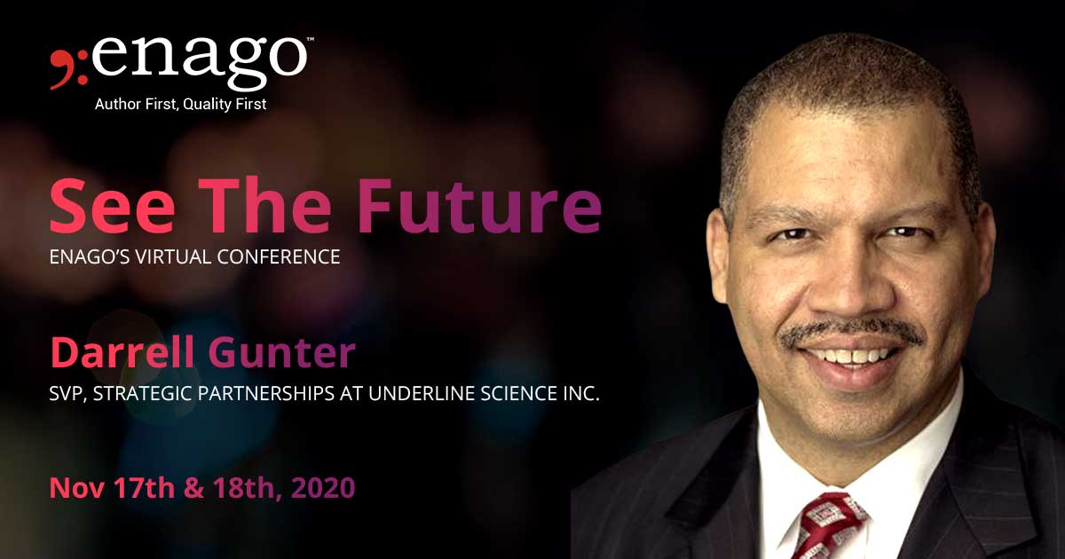 Darrell Gunter - Speaker | See The Future Conference 2020 by Enago